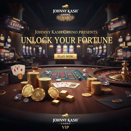Johnny Kash Casino Banner